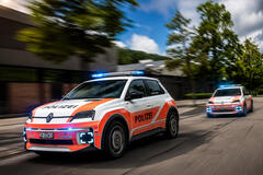 Renault 5 E-Tech electric Quartierpolizei Winterthur
