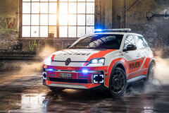 Renault 5 E-Tech electric Quartierpolizei Winterthur