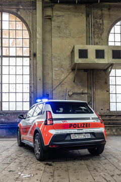 Renault 5 E-Tech electric Quartierpolizei Winterthur