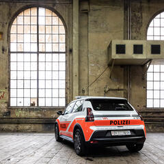 Renault 5 E-Tech electric Quartierpolizei Winterthur