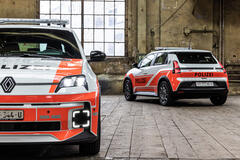 Renault 5 E-Tech electric Quartierpolizei Winterthur