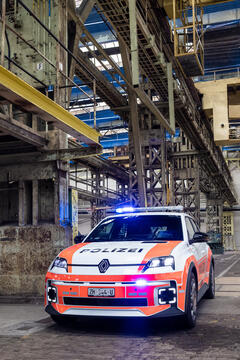 Renault 5 E-Tech electric Quartierpolizei Winterthur