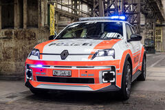 Renault 5 E-Tech electric Quartierpolizei Winterthur