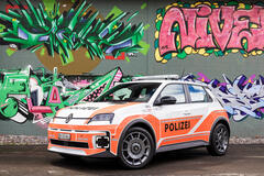 Renault 5 E-Tech electric Quartierpolizei Winterthur
