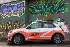 Renault 5 E-Tech electric Quartierpolizei Winterthur