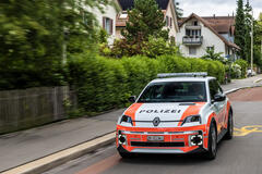 Renault 5 E-Tech electric Quartierpolizei Winterthur