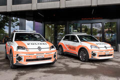 Renault 5 E-Tech electric Quartierpolizei Winterthur