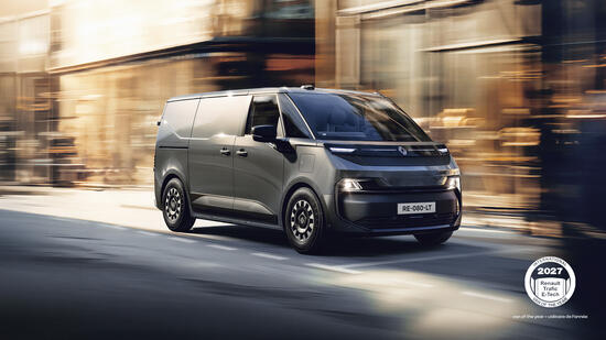 Der neue Renault Trafic E-Tech electric ist „Van of the Year „2027“